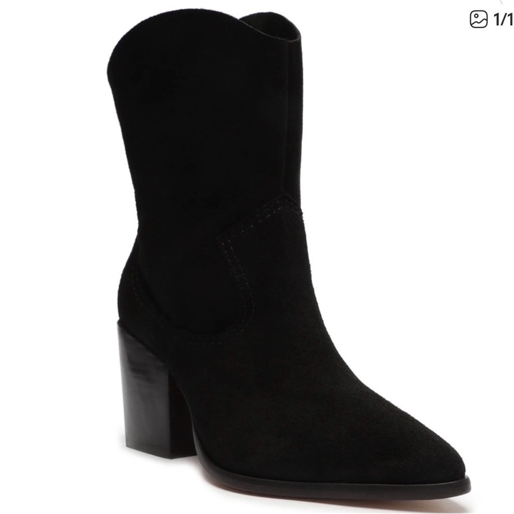 Schutz Black Suede Women's Boots New
